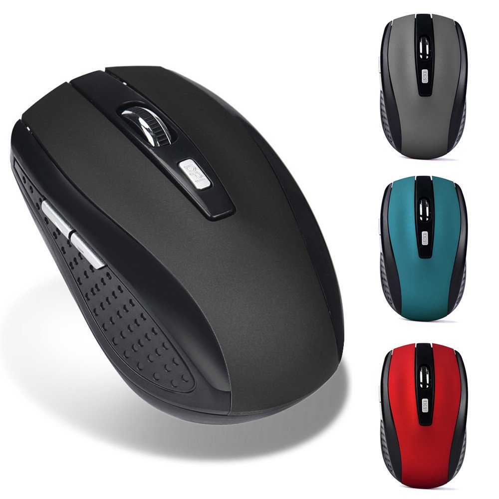 Wireless Mouse with USB Receiver, Portable Cordless Computer Mouse, 2.4GHz Cordless Gaming Mouse for Laptop/MacBook/Pro/iPad/Windows, Work from Home