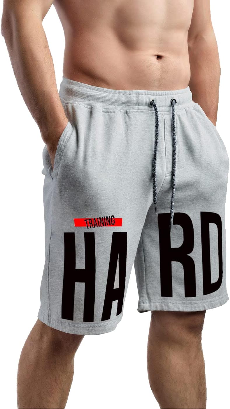 hotfitsMen's Black Cotton Gym Regular Shorts-Lift