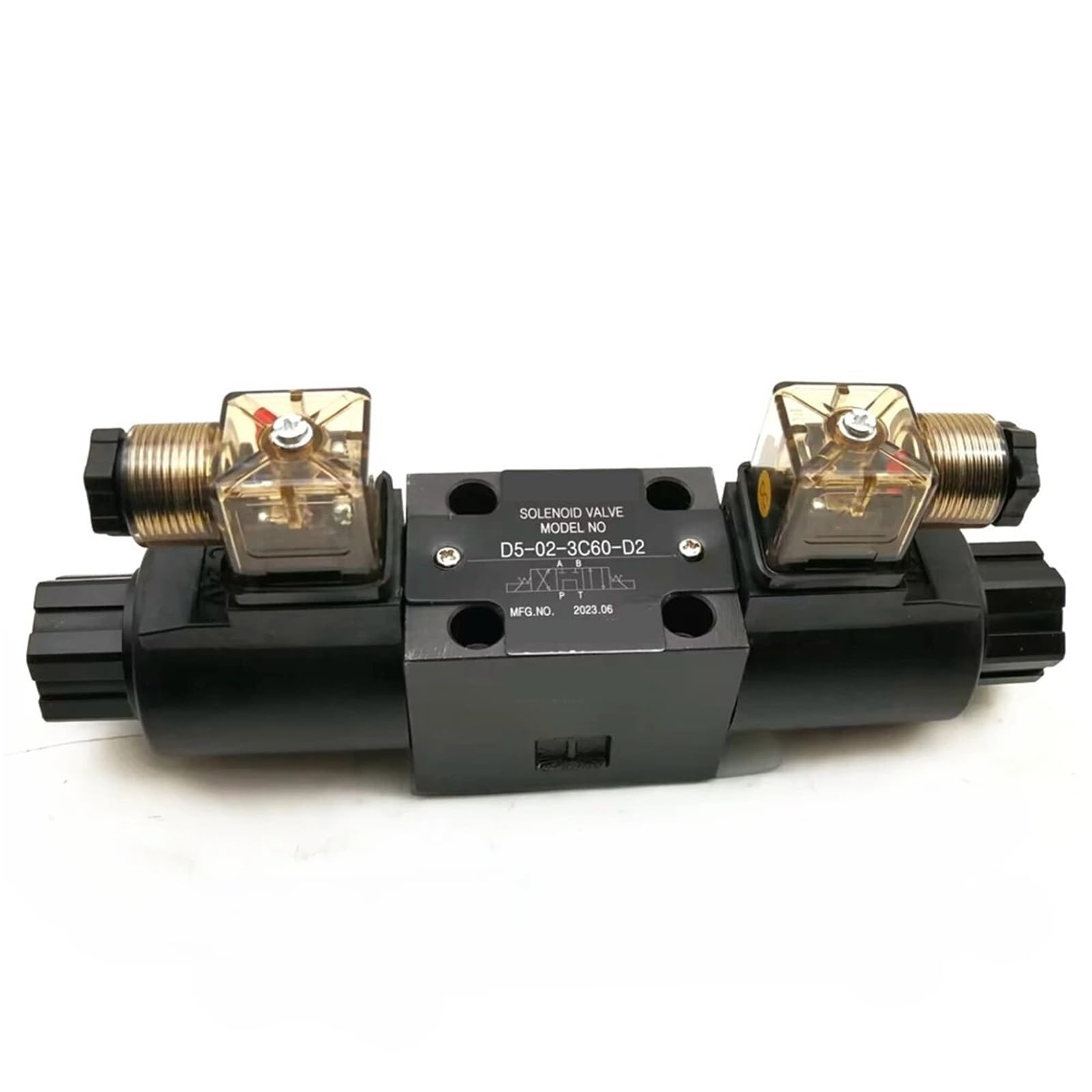 Tkgmgtn 220V Hydraulic Control Valve D5-02-3C60-D2 Solenoid Valves Operated Directional Valves D5-02-3C60-D2(220V)