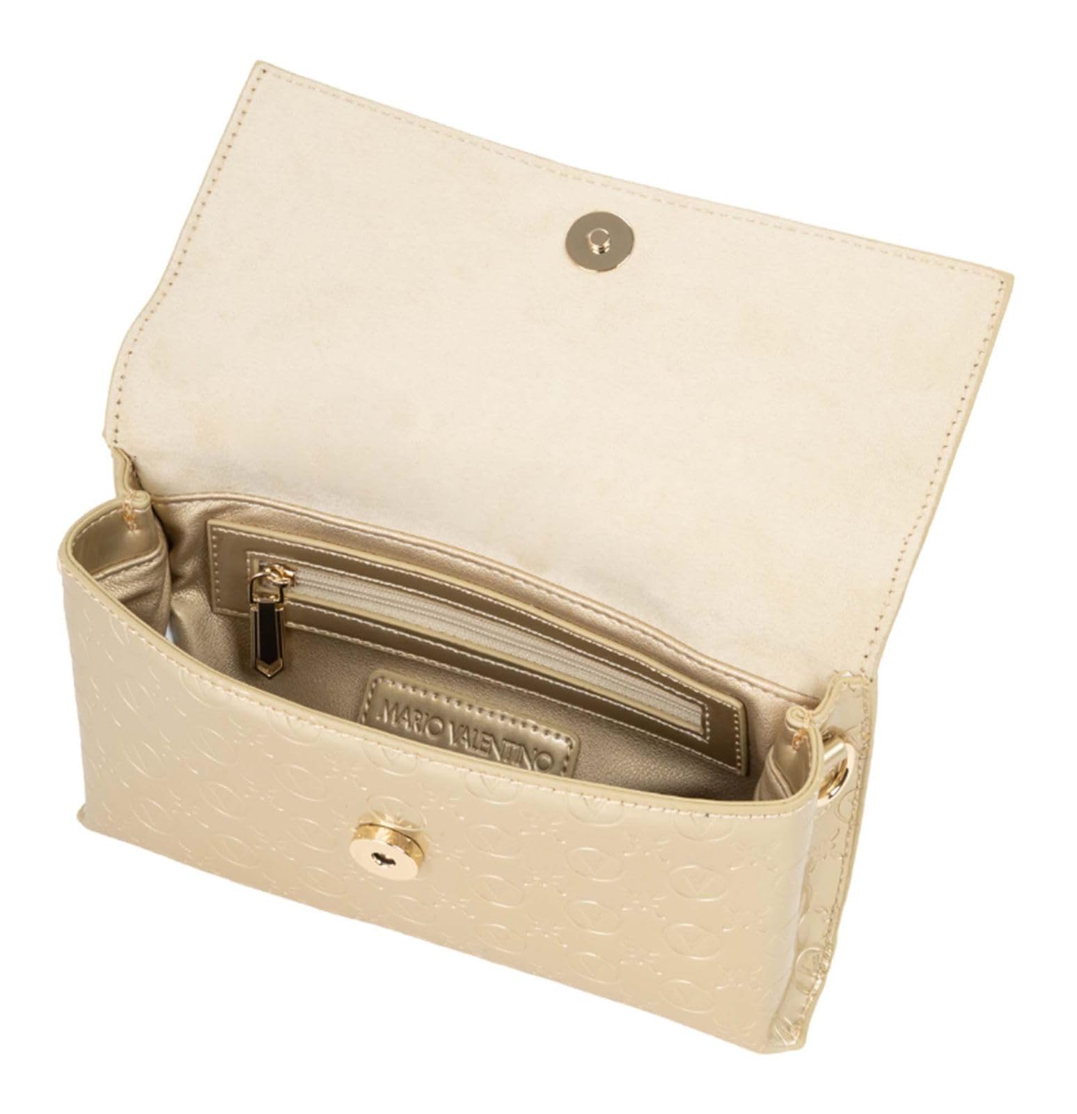 Valentino borsa a tracolla borsa da sera Emy Pochette Oro dorato