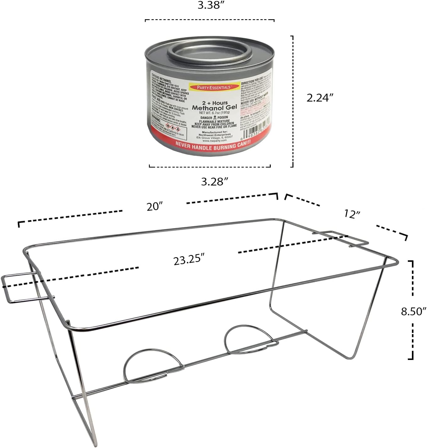 Buy Party Essentials Party Serving Kit Chafing Dish Buffet Tray Food