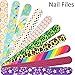 20 Pieces Nail File Emery Boards Nail Buffer File Nail Art Tools for Women Girls