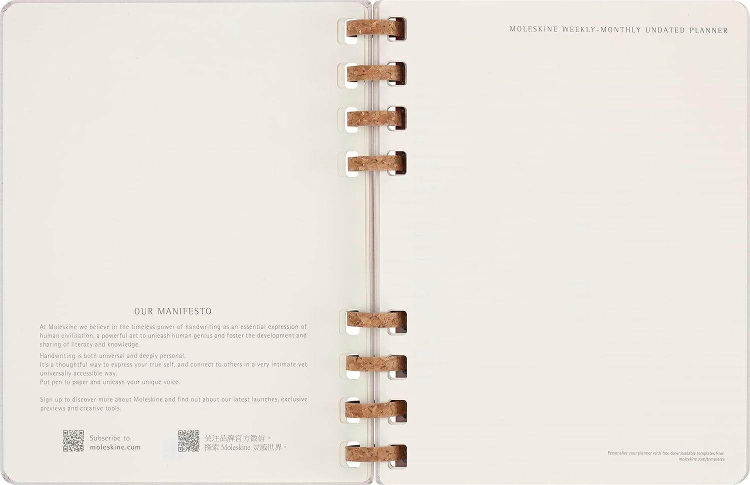 Moleskine Undated Spiral Planner, 12M, Extra Large, Crush Grape, Hard Cover (7.5 x 10)