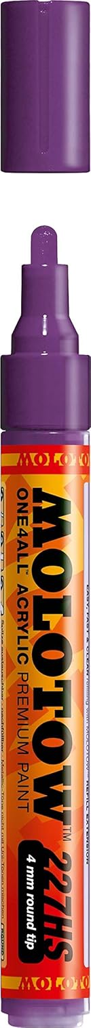 MOLOTOW ONE4ALL – Marcador de pintura acrílica, 0.157 in, grosella, 1 cada uno (227.207)