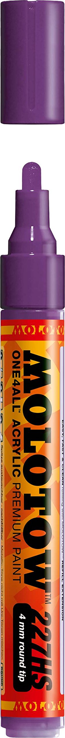 MOLOTOWONE4ALL Acrylic Paint Marker, 4mm, Currant, 1 Each (227.207)