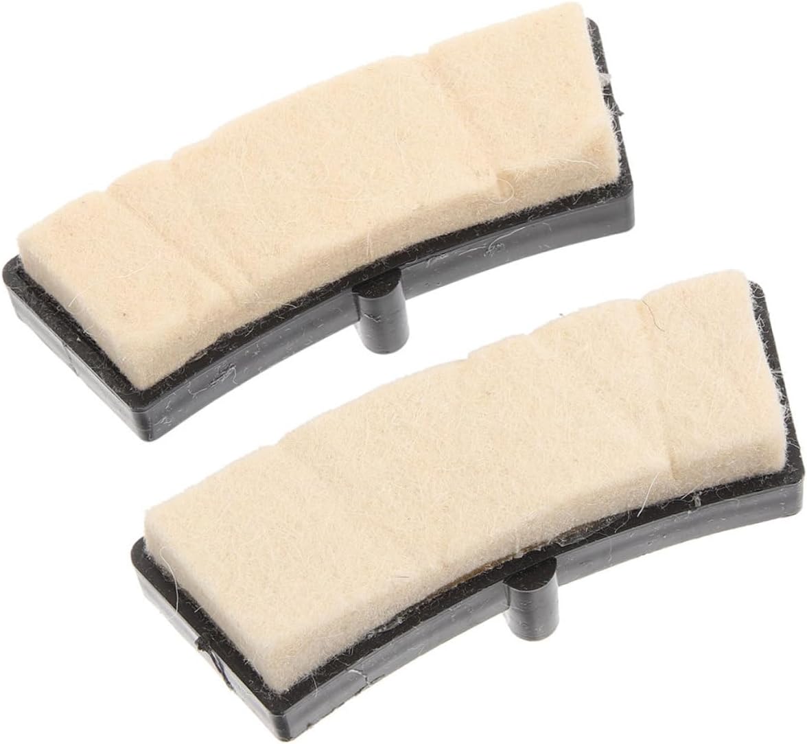 1Pair Brake Pads for Stationary Exercise Bikes Wool Resistance Drag Pads for Quiet Indoor Cycling Compatible with Various Models Easy Installation Enhanced Safety