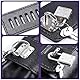Petplay Restraints Sex Dog Gloves with Lock, Bondage Erotic Fist Gloves SM Bondage Sex Toy Both Extreme Dog Paws Couples, Dog Bondage Glove for Dog Play Cosplay Slave