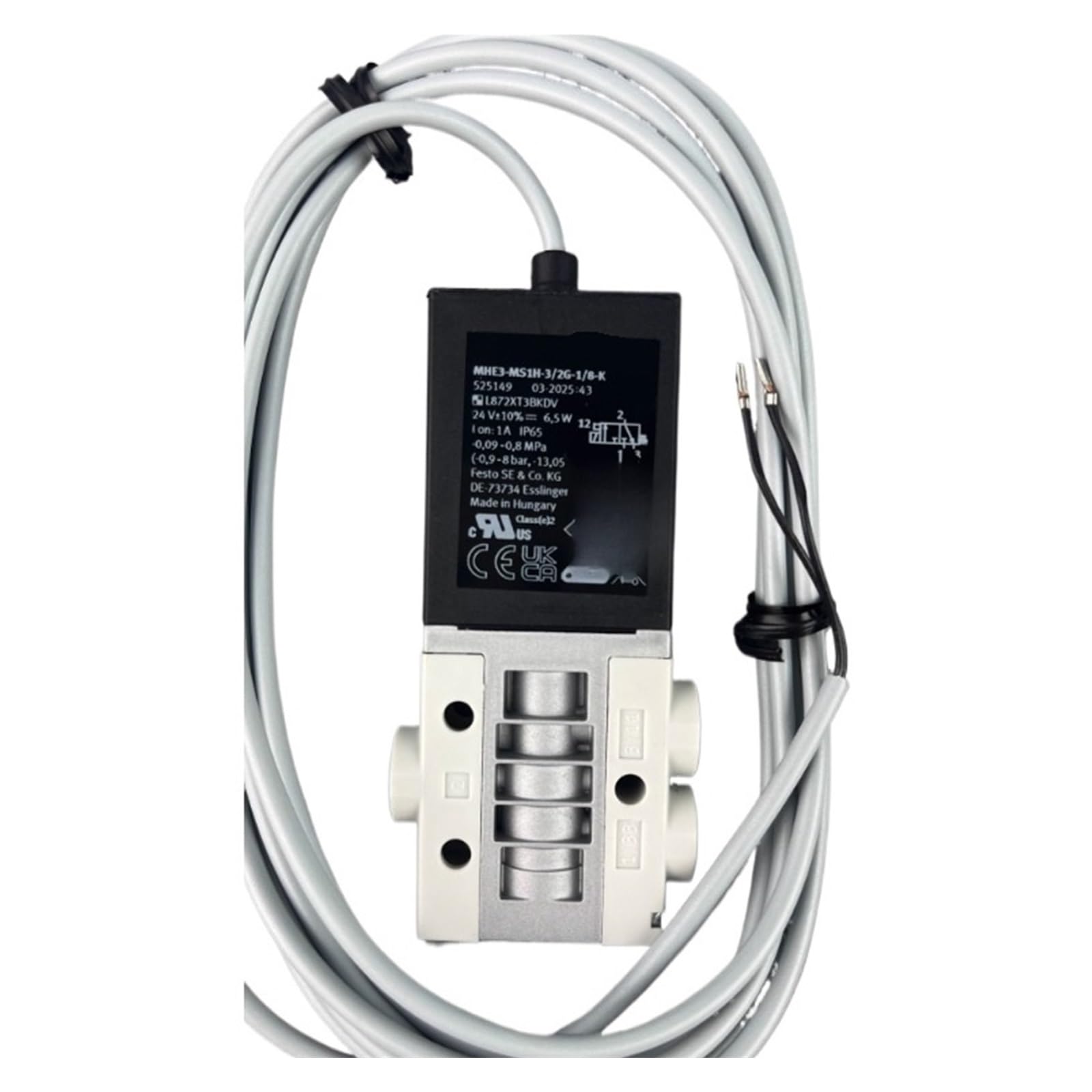 Électrovanne MHE3-MS1H-3/2G-1/8 élimine les fuites d'air de vos circuits 3/2