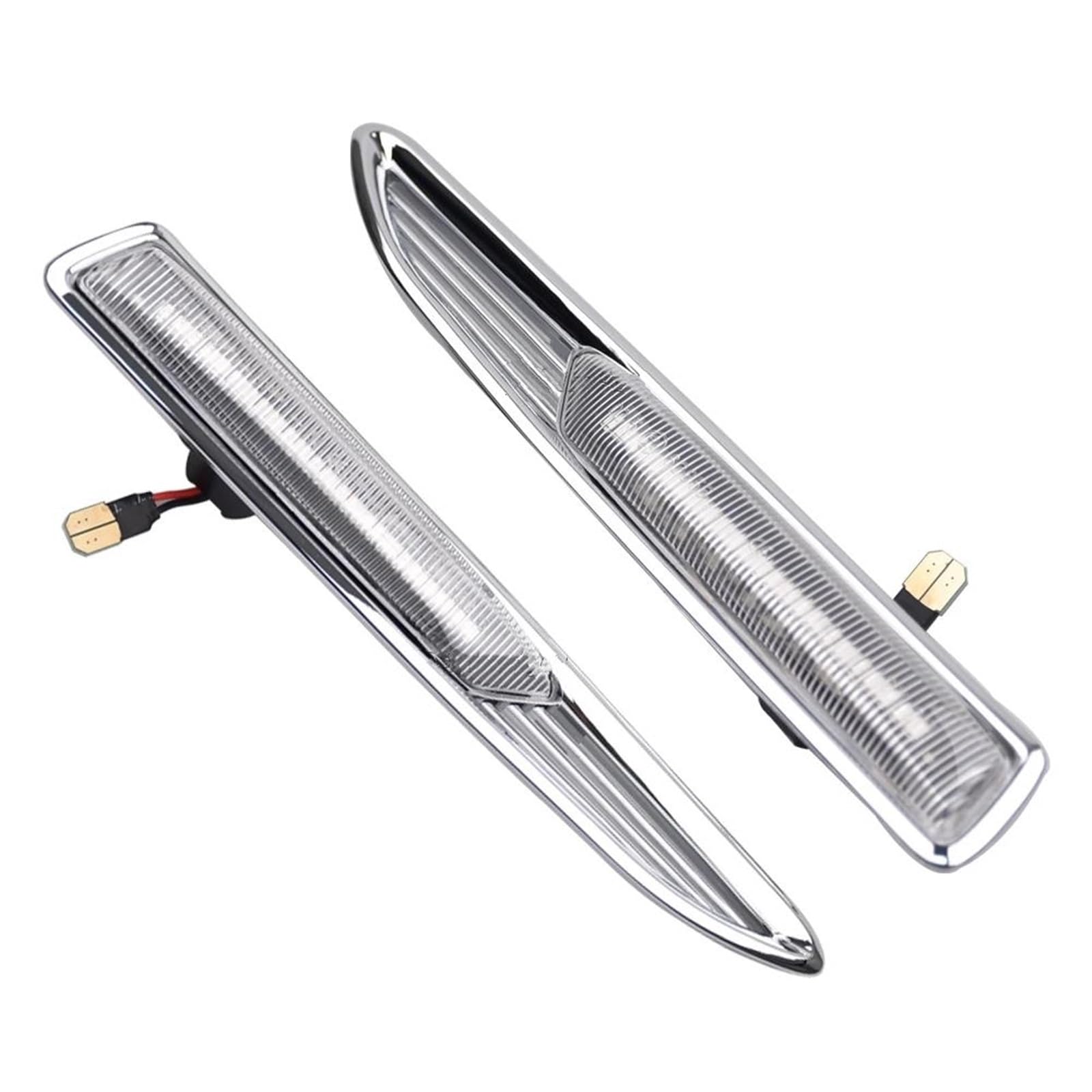 Luces Direccionales 7S71-13K354 7S7113K354 Para Ford Para Mondeo 4 Mk4 BA7 2007-2015 Luz De Giro Lateral Secuencial Dinámica LED Indicador Retrovisor(Crystal)