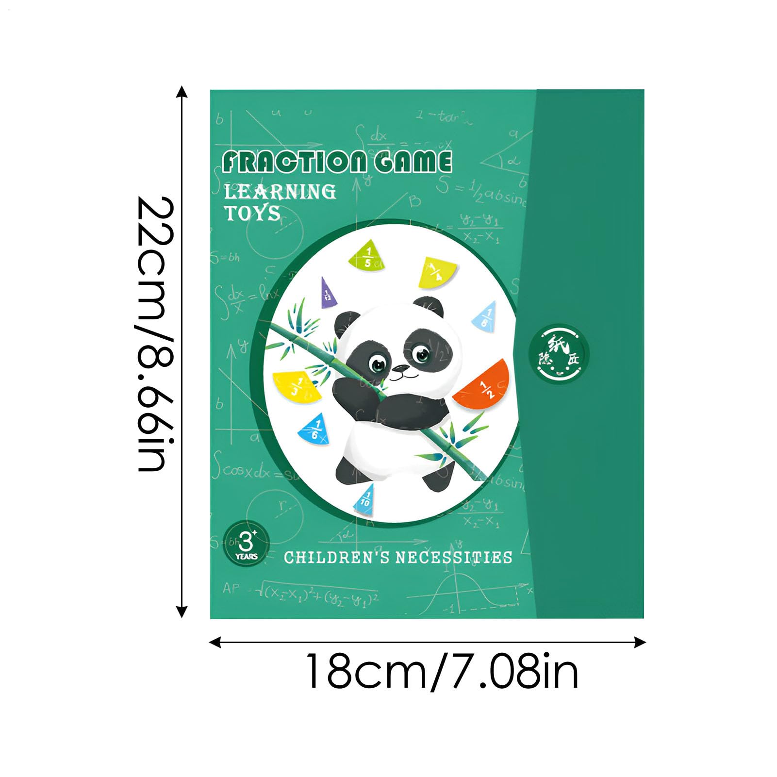 Générique Puzzle di frazioni magnetiche, cerchi frazioni magnetiche - Puzzle educativo di cerchi di piastrelle di frazione,apprendimento per le manipolazioni matematiche per la scuola pri