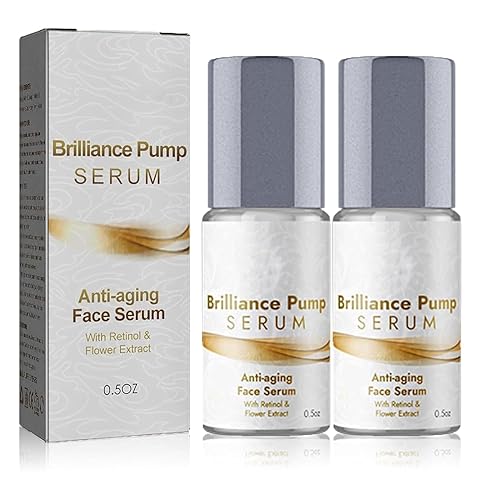 Brilliance Pump Serum - Suero de bomba brillante antienvejecimiento, suero de bomba brillante antienvejecimiento para ojos y cara, suero de colágeno