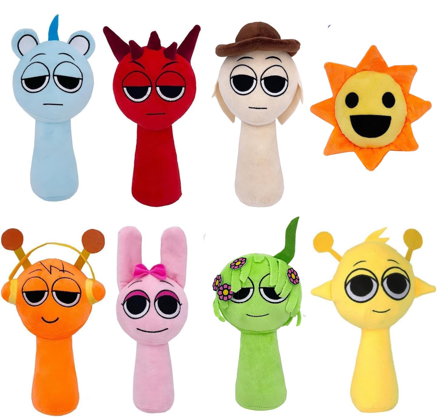 Amazon.co.jp: RWSEFK 8個 Sprunky Game Plush、Sprunky Toys