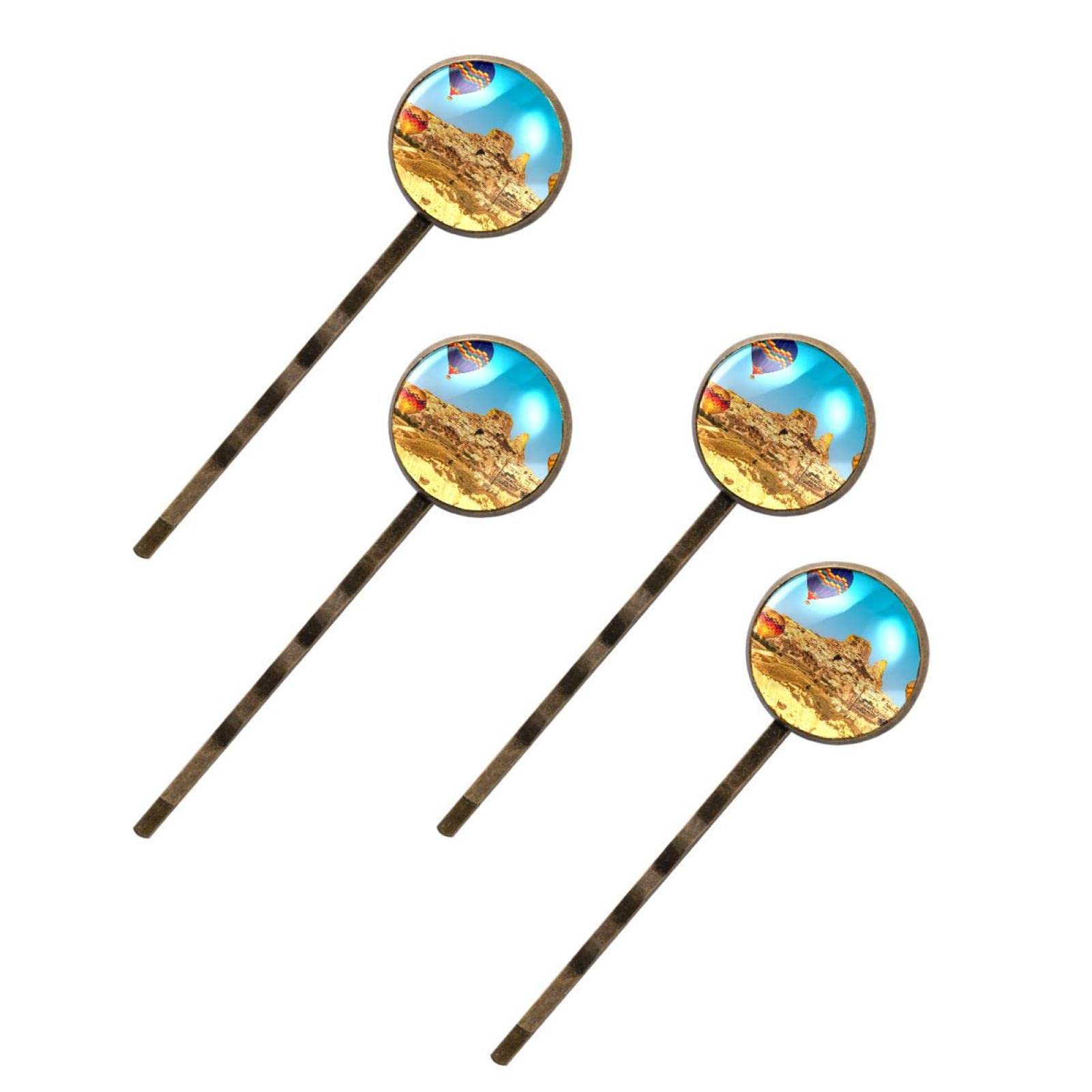 4PCS Hot Air Balloons Bobby Pins Decorative Hair Slides Clips Accessories Women