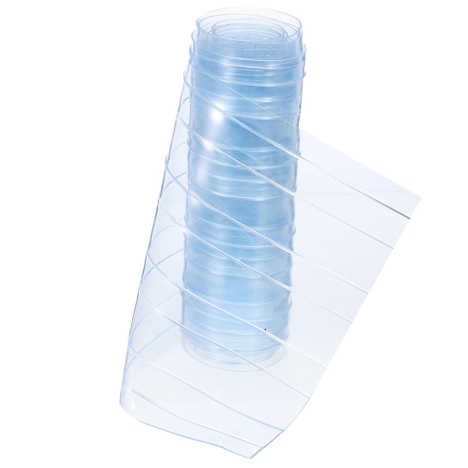 Rideau de porte PVC transparent pour niche de jardin : protégez votre chien du vent et du froid