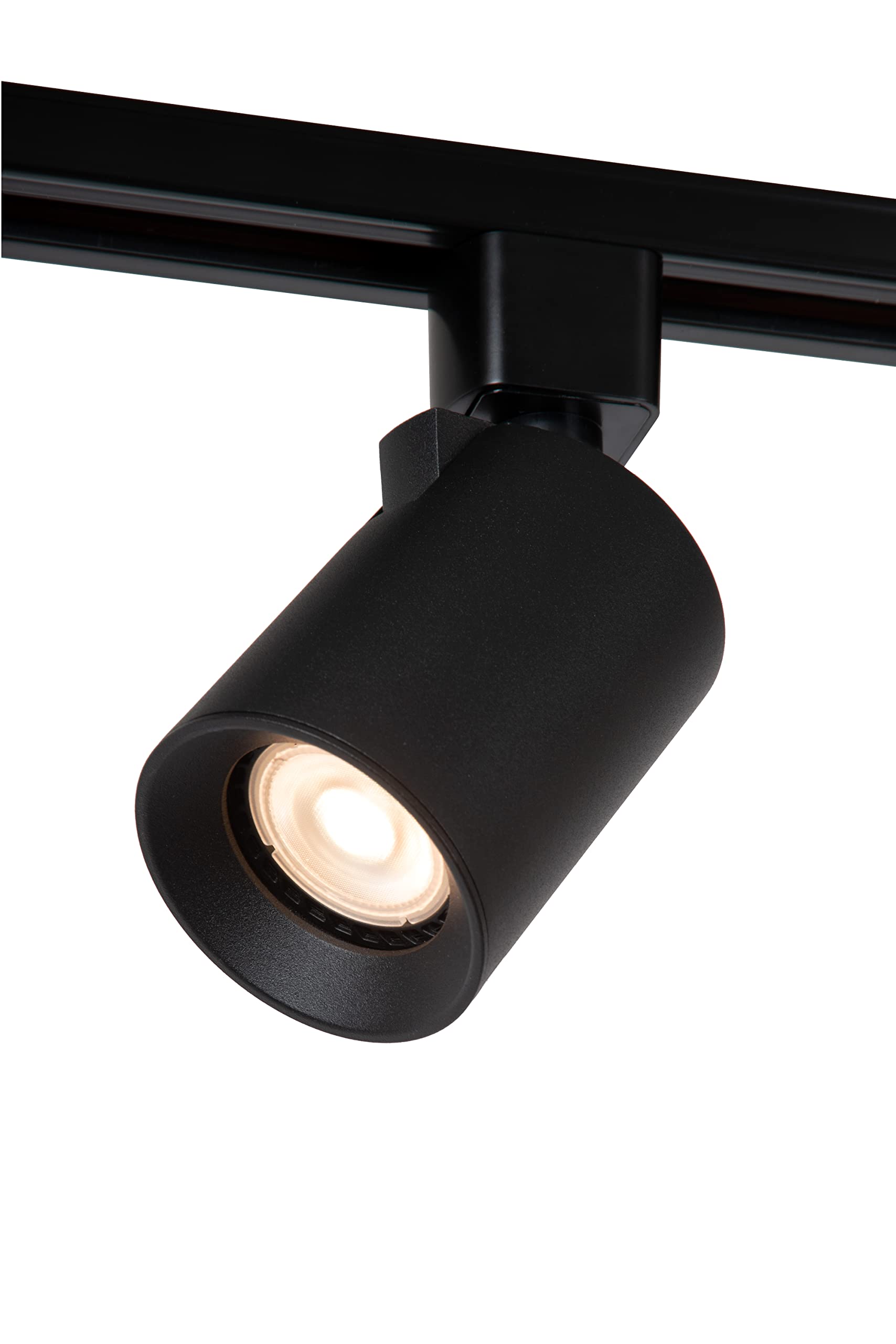 Lucide Black Track Nigel Track Spot - 1-Circuit Track Lighting System - 1Xgu10 - (Extension)