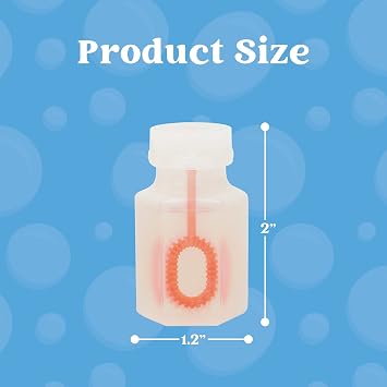 JOYIN 24 Pcs Mini Bubble Wands Assortment Party Favors Toys for Kids Child, Summer Gifts Bubbles Fun Toys,Wedding, Bath Time,Summer Outdoor Gifts for Girls Boys