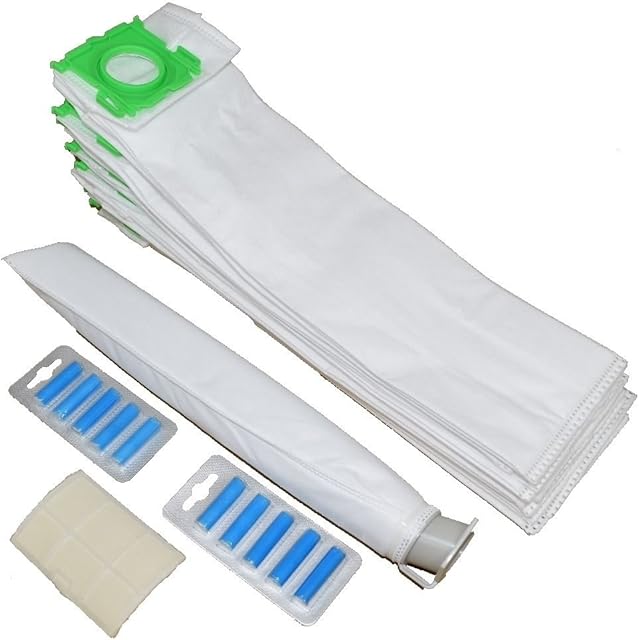 Yourspares Vacuum Cleaner Service Kit for Sebo X Series Vacuum Cleaners (Includes 10 Fibre Bags, 2 x Filters & Fresheners)