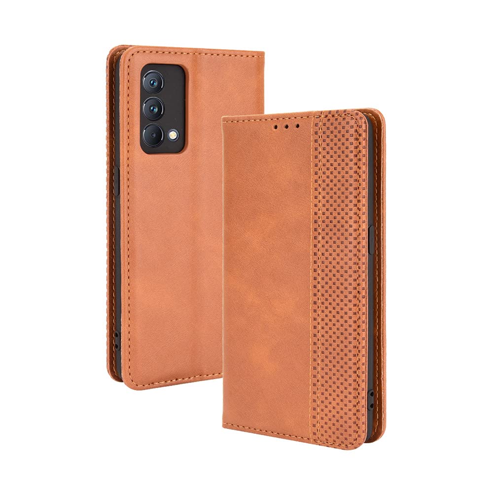 WEIOU Leather Folio Cover per realme GT Master Edition, Custodia in