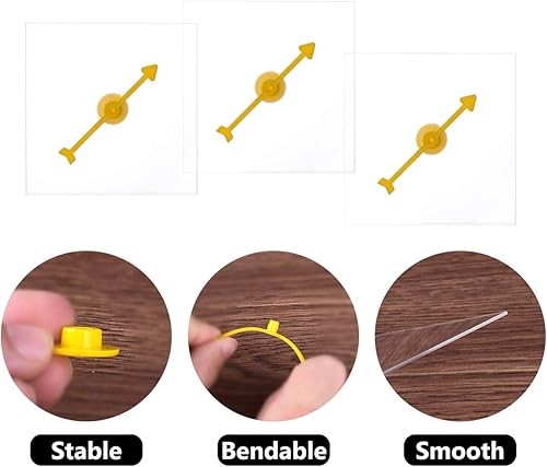 Miniatura 5 de 20pcs Spinners transparentes juego de matemáticas Spinner con flecha giratoria para juegos de fiesta y enseñanza usando