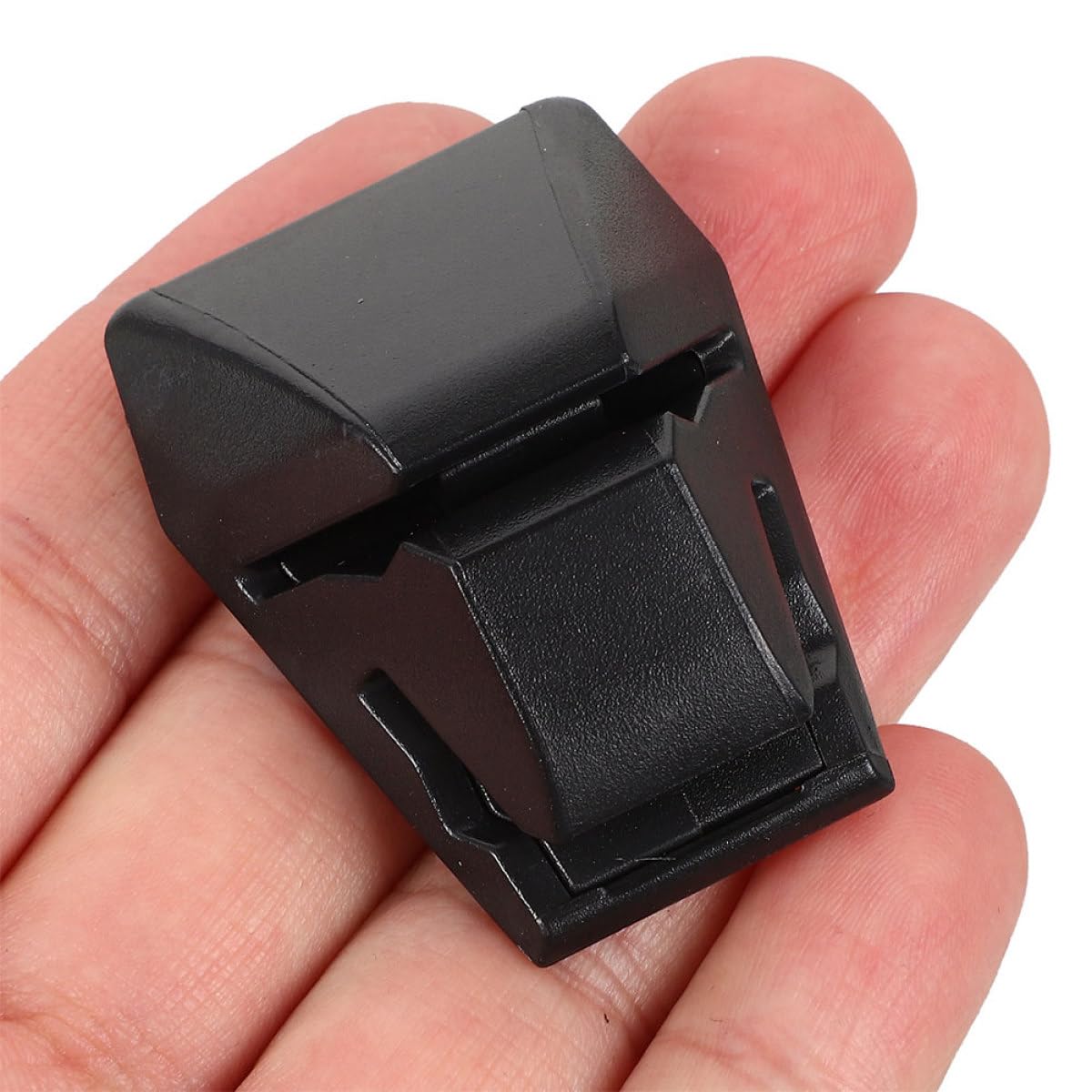 Luxshiny Clip Porte-cartes de Voiture en Abs Noir, Support Pratique pour Tickets et Cartes, Gain de Place pour Accessoires Intérieur de Voiture