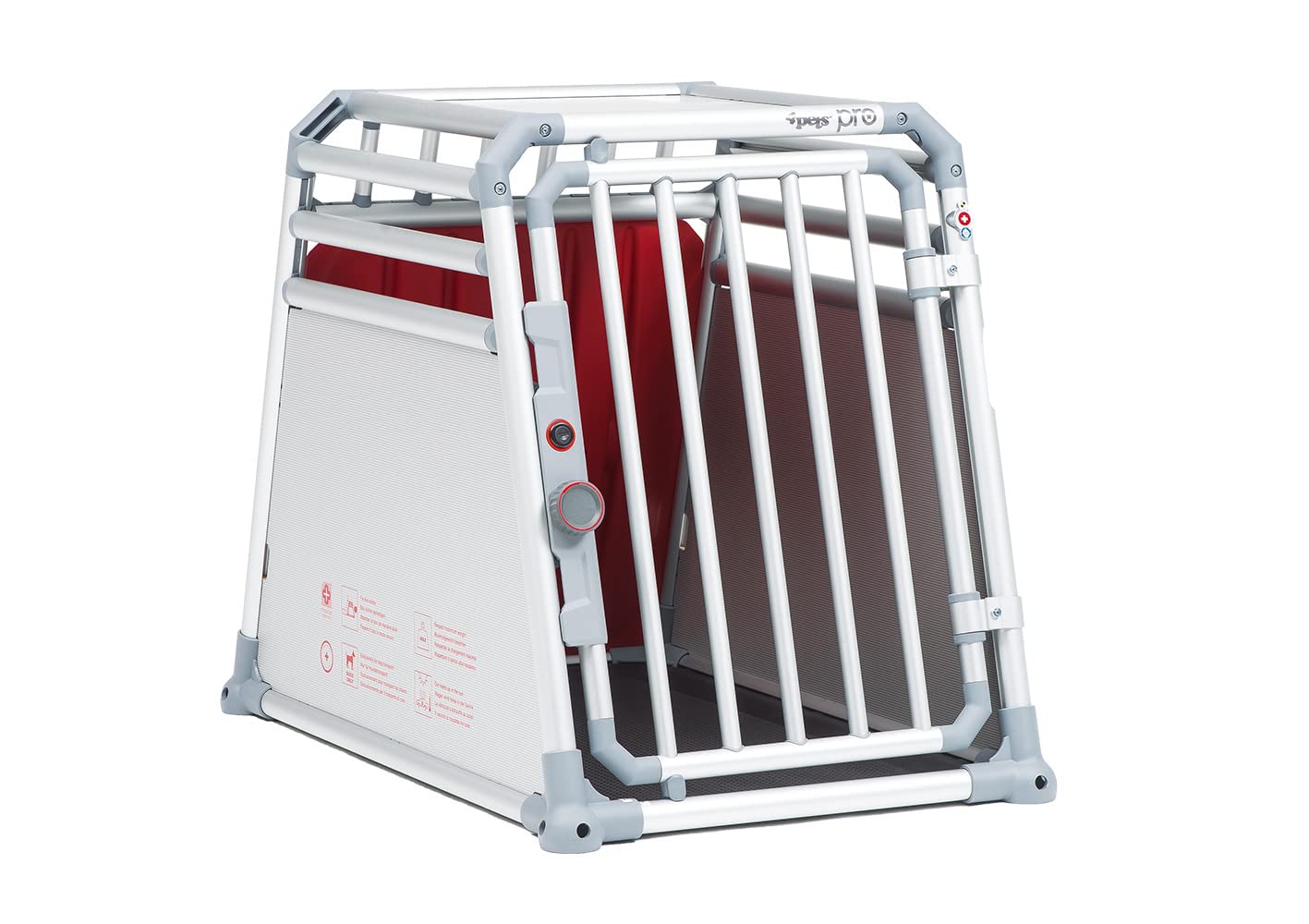 4petsPro 2 Dog Cage Size M - For Dogs Under 30 kg - Aluminium Transport Box TÜV Certified