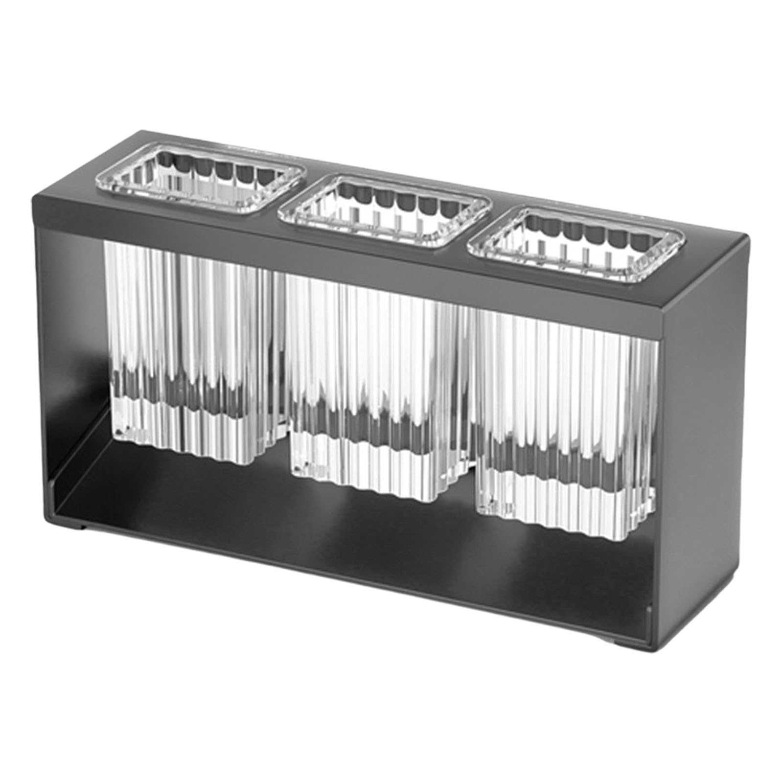 Hsioluted Black Space Saving Kitchenwares Stand Cutlery Organizers Rack Chopstick Spoon Container With Dividers Kitchen Tool Drainer Kitchen Utensils Organizers