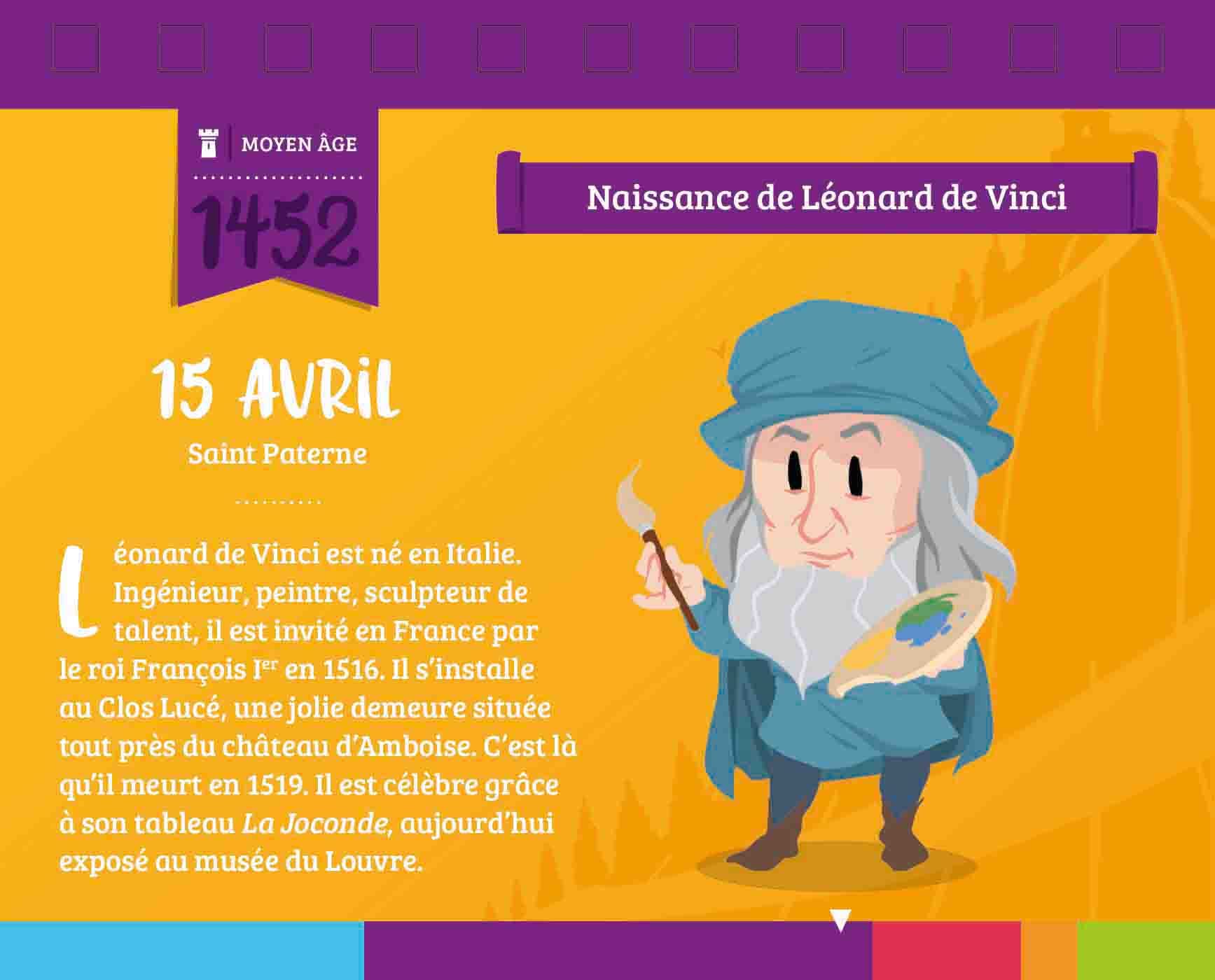 Calendrier Quelle histoire ! 365 personnages de l'histoire de France