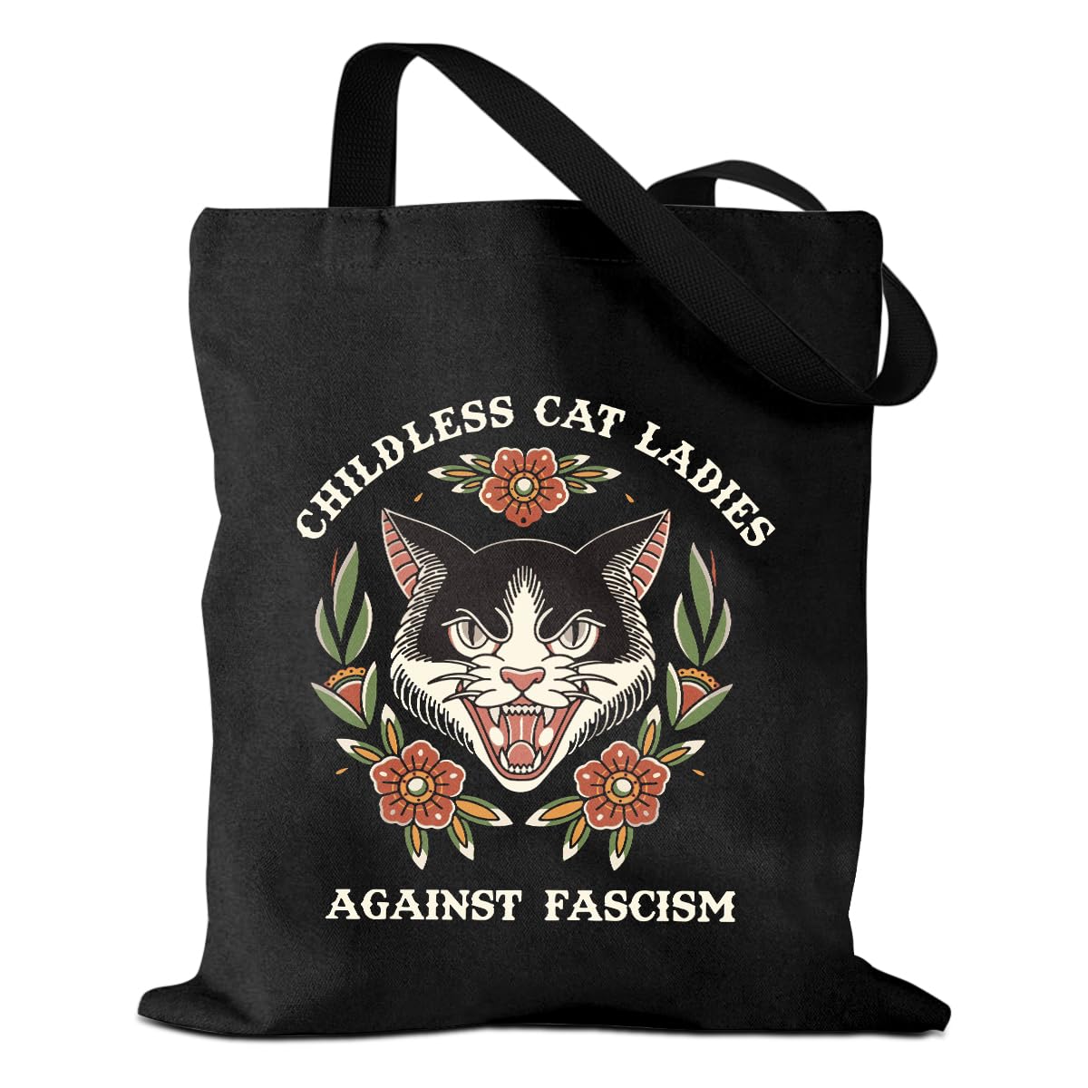 MQBMQB Feminist Pride Tote Bag - Equality Reusable Grocery Bags, Witchy Gifts for Women, Weekender Bag