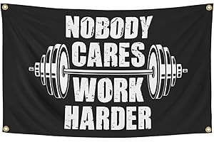 No Body Cares Work Harder Wall Tapestry 3x5 ft.