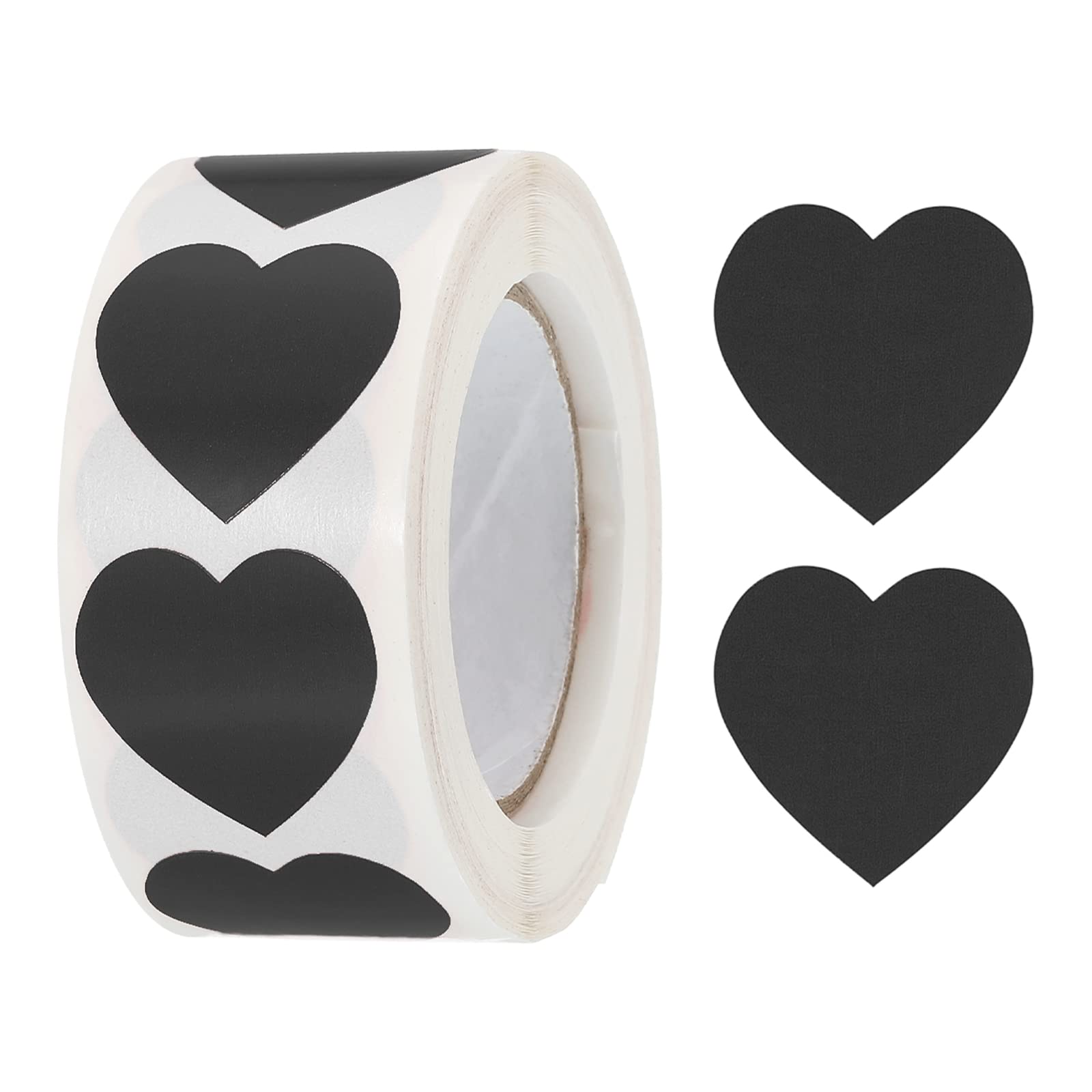 Autocollants en forme de cœur de 2,5 cm pour enveloppe de Saint-Valentin et scrapbooking