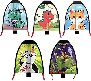 Kite Launcher Toys with Kite Toy Set, Kites for Adults Easy to Fly,2023 New Kids Kite Launcher, Kites for Toddlers Age 3-5,Funny Beach Kite Toy Outdoor Toys for Kids, Catapult Kite Toy (A 5)