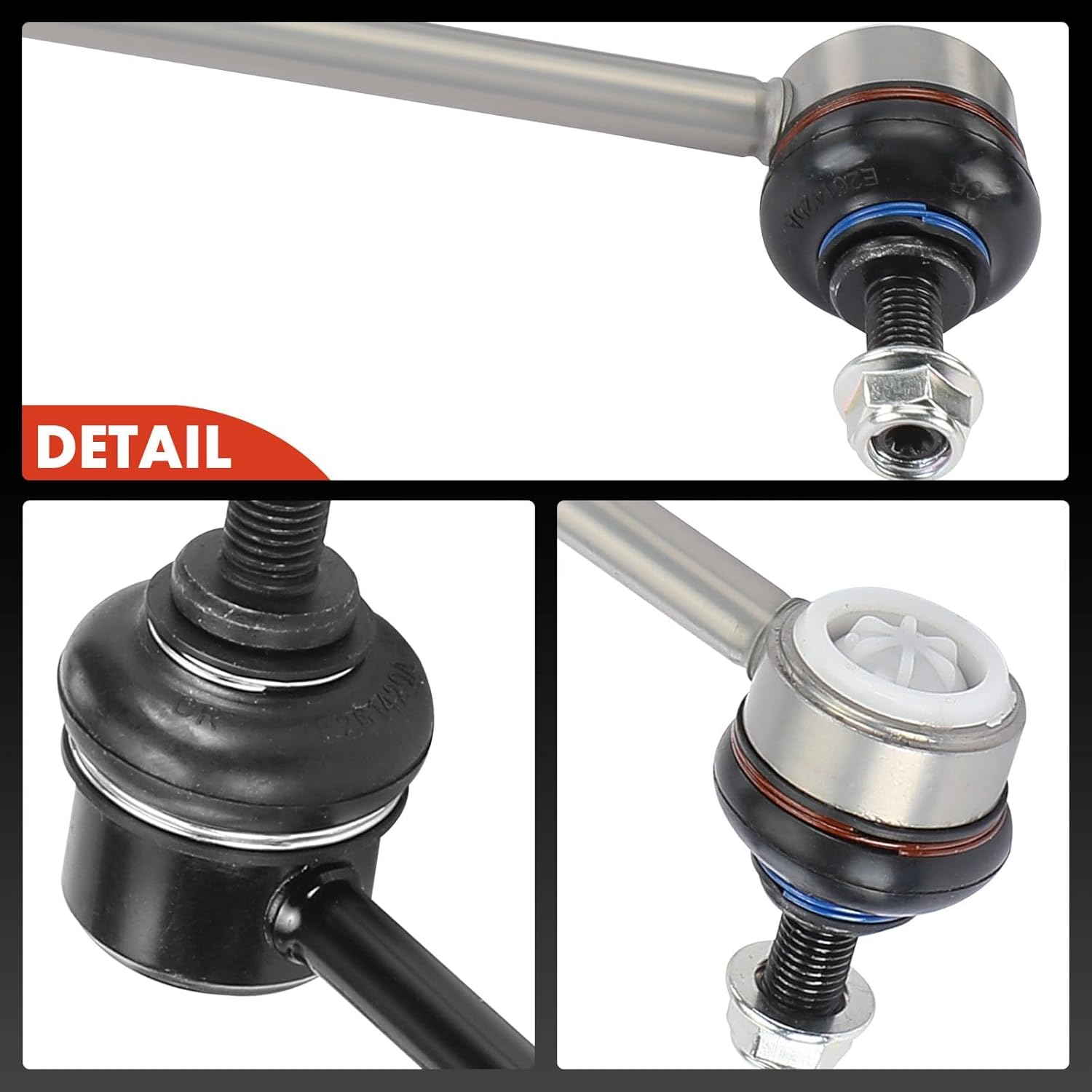 A-Premium Set of 4, Front & Rear Sway Bar Links Kit Stabilizer Bar Links Compatible with Land Rover Range Rover Evoque 2012-2019