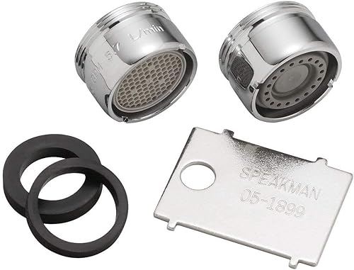 Speakman A-BOLF Commander - Aireador de 0,5 GPM y control de flujo laminar, cromado