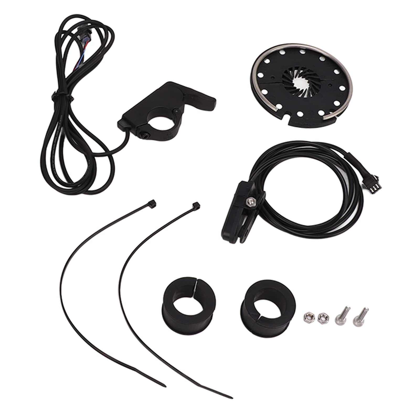 BuyWeek Kit Controller Bici Elettrica, 36V 48V 250W 15A Controller Motore Brushless in Lega di Alluminio Regolatore di Velocità con S900 Pannello LCD e Acceleratore a Pollice