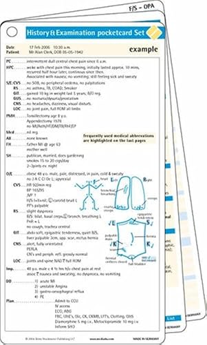 History and Examination Pocketcard Set