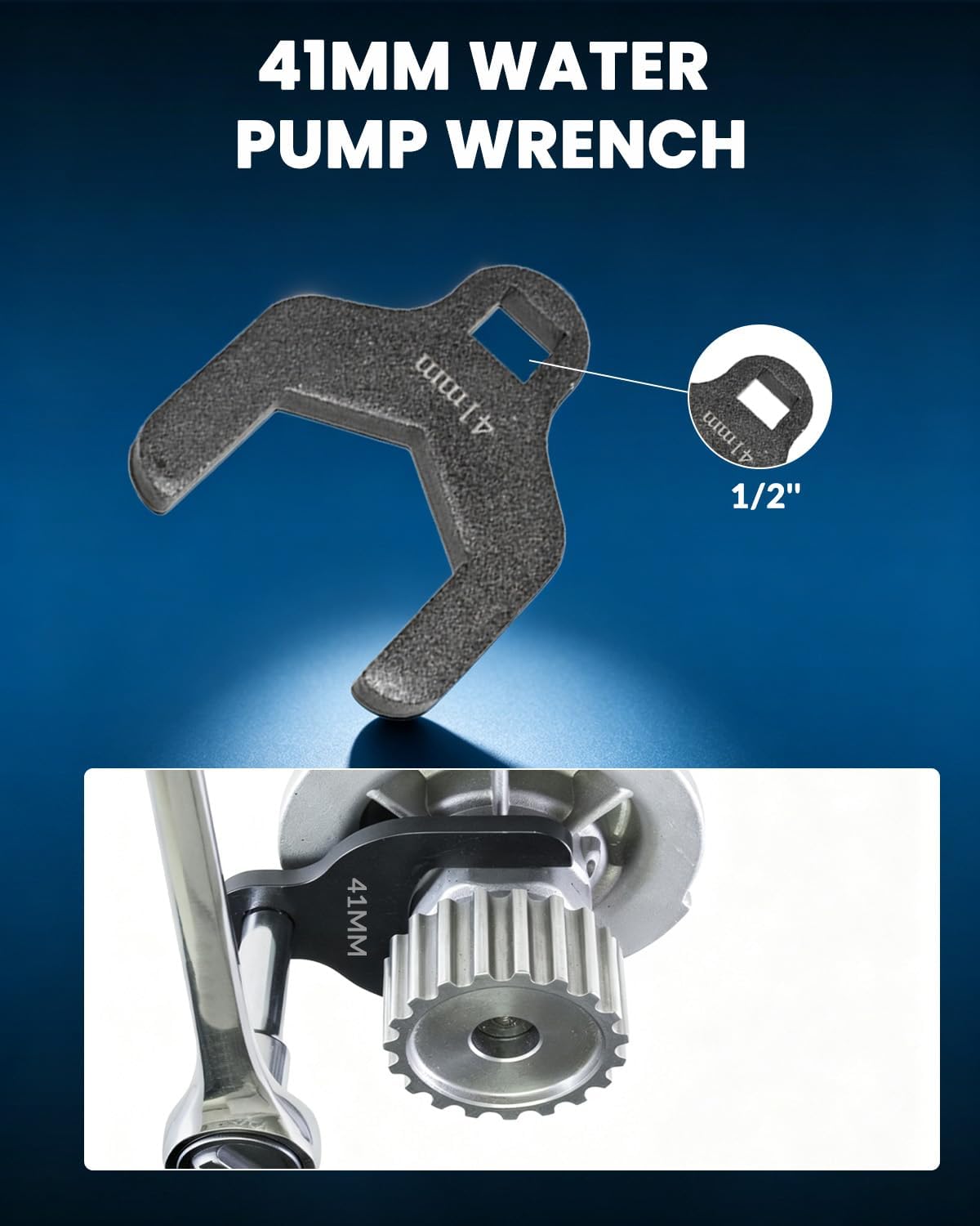 8pcs Engine Camshaft Alignment Timing Tool Kit For Chevrolet Cruze Aveo Orlando Vauxhall Opel Astra Corsa Insignia Mervia Vectra Zafira Alfa Romeo Fiat 16V 1.4 1.6 1.8 with 41mm Water Pump Wrench
