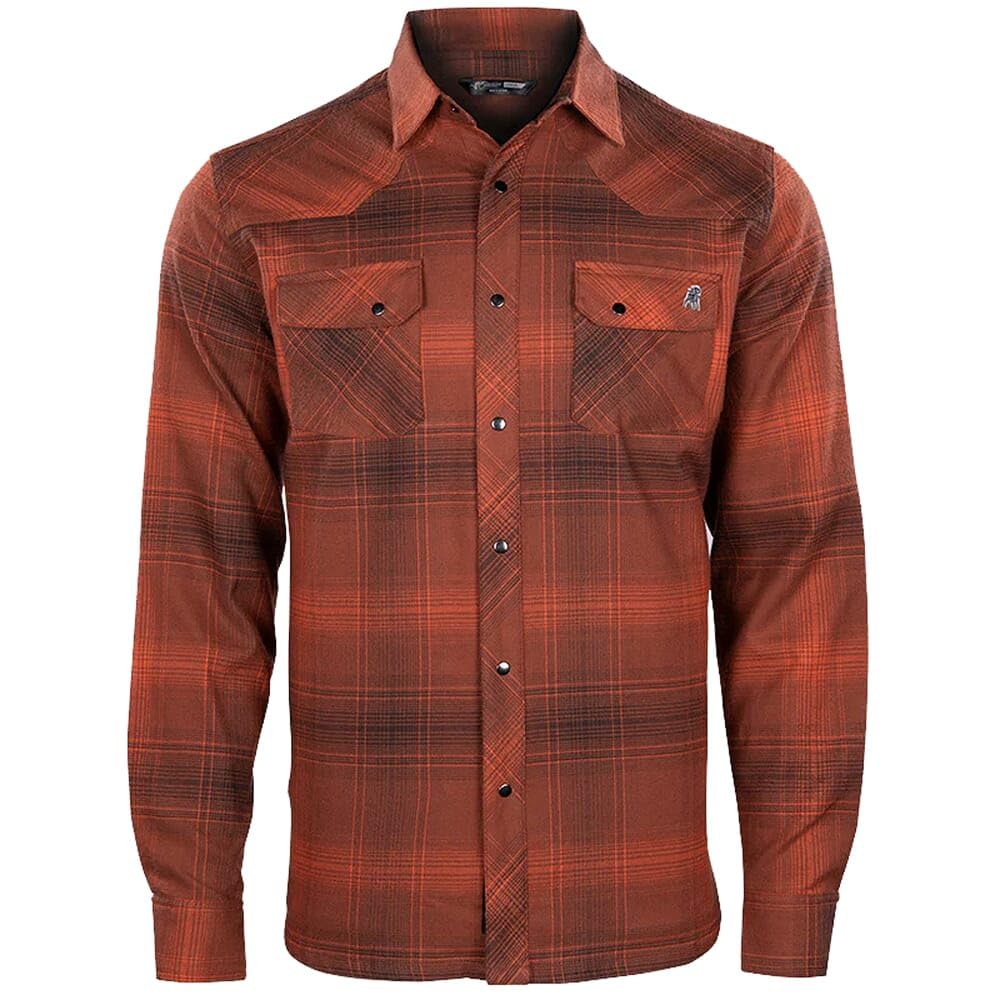 Stone Glacier Timber Butte Long Sleeve Snap Shirt Redstone Plaid 90002-RS