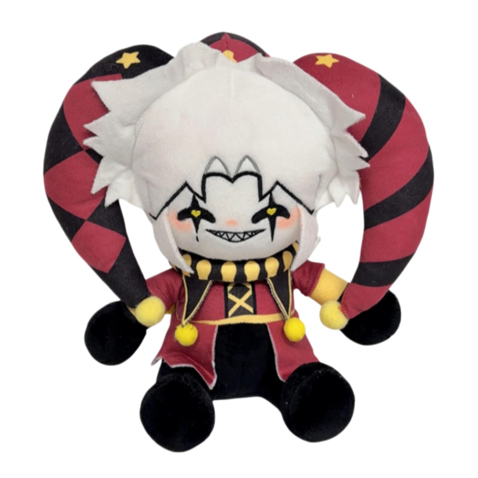 The Freak Circus Plush Toy Freak Circus Pierrot Plush Cartoon Character Doll Soft Plushies Pillow Stuffed Figure for Game Fans (Pierrot-27 cm)