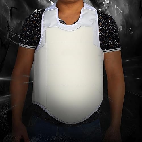 Miniatura 5 de Protector de pecho de karate para niños, unisex para adultos, chaleco protector de pecho de boxeo, protector de pecho de taekwondo marcial para