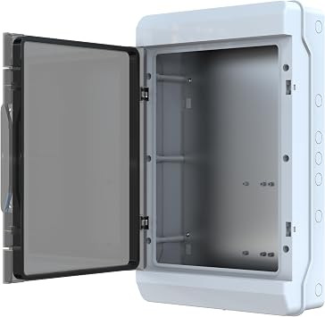 YAVUZ Abs Panel 35.5 x 56 x 14.3 cm Base Sheet IP65 Plastic Panel Mounting Plate Electrical Box Panel Shockproof Outdoor Enclosure Box ABS Panel POLY 021
