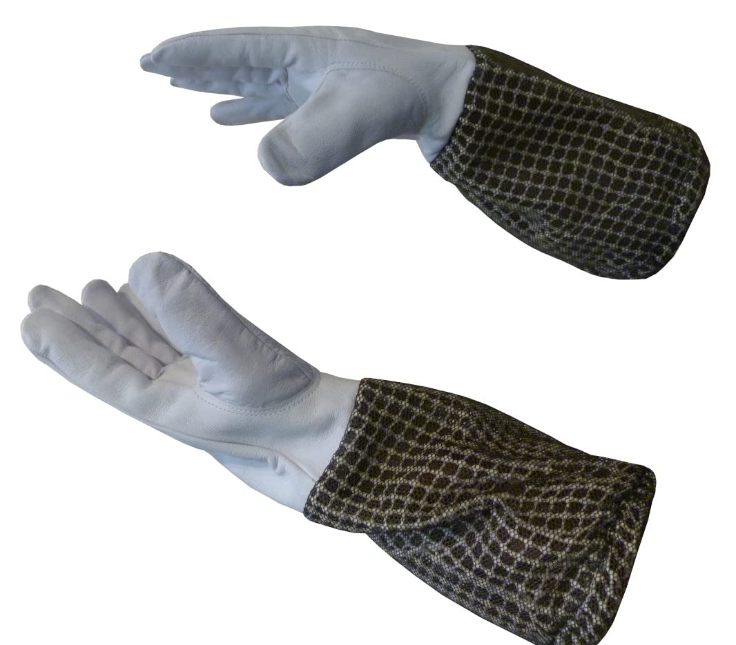 Gants d'apiculteur 3 couches AGS ultra ventilés - Vert - Taille S