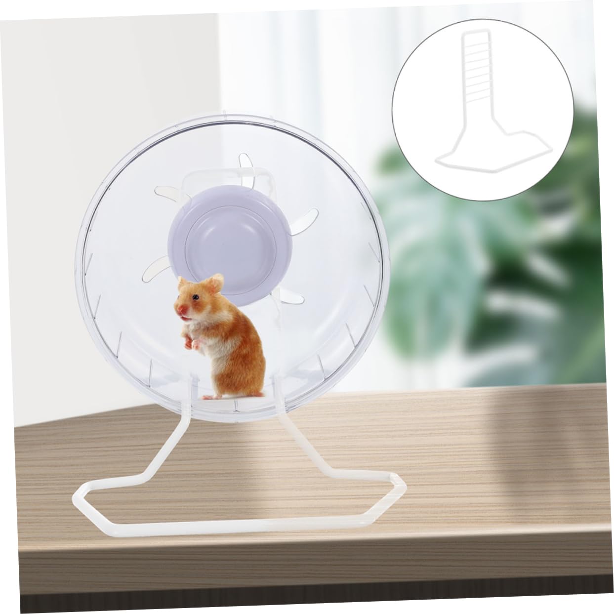 SUPVOX 8piezas Soporte De Rueda De Ejercicio para Hámster De Soporte De Hierro para Rueda De Correr De Hámster Estable y Práctico para Mascotas Accesorios De Juguete y Ardilla