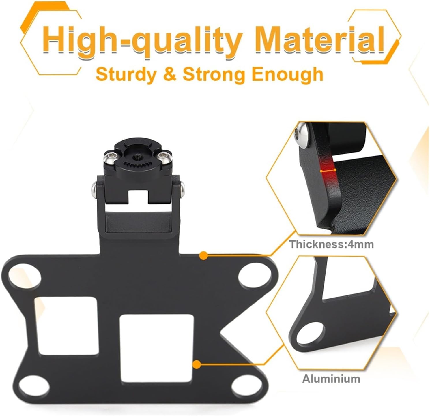 Motorcycle GPS Mount Navigation Bracket Support Holder Compatible with KTM 1290 Super Adventure S 2018-2020 1290 Super Adventure R 2017-2020(Type 1)