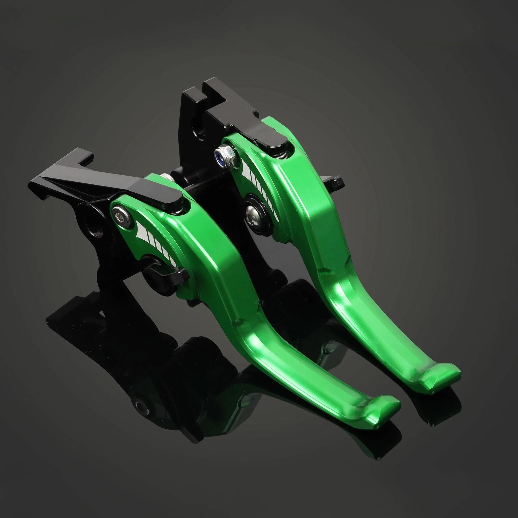 Asddllnn Green Brake Clutch Levers For Cfmoto 450Mt 450 Mt Cf450mt Motor Adjustable Brake Clutch Lever Handle Guard Levers Short(Green)