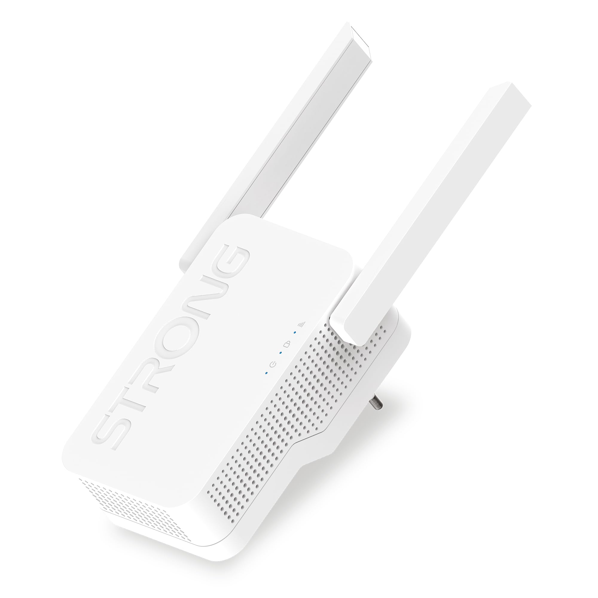 STRONG - Ripetitore WiFi AX1800 - Amplificatore di Segnale WiFi 6 - Fino a 1800 Mbps - Compatibile con Modem/​Router - Casa e Ufficio - Installazione Facile Plug & Play - Bianco