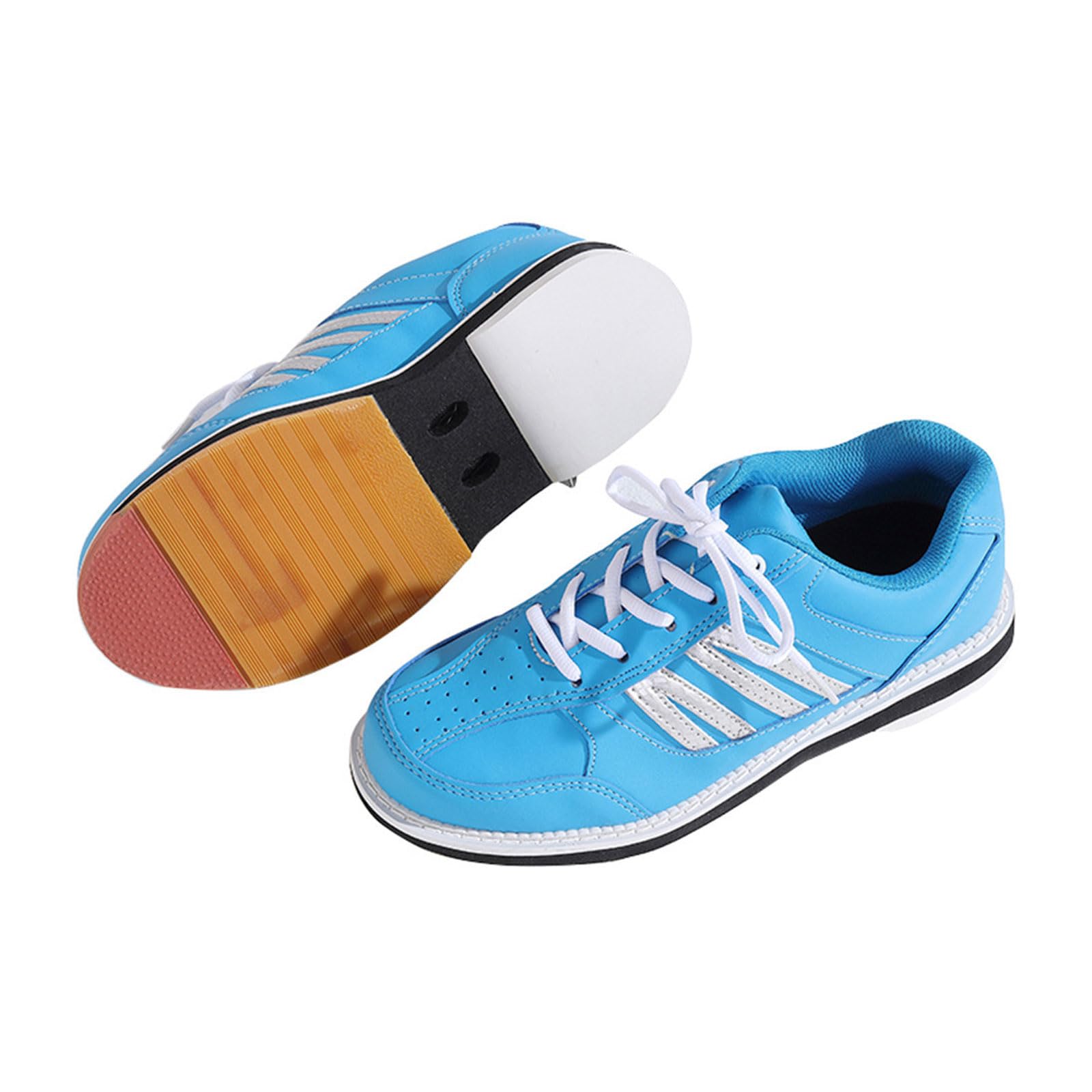 Leggero Antiscivolo Scarpe Sportive Moderne,Scarpe da Bocce,Lightweight Bowling Athletic Sneakers,Scarpe da Allenamento Bowling,vestibilità Comoda,per L'Interno All'Aperto