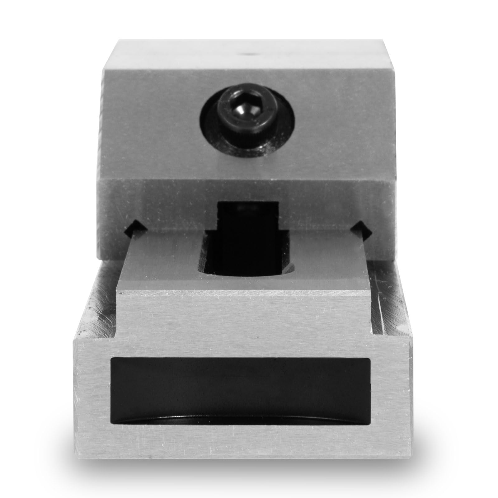EBERTH Etau de précision à basse tension, largeur des mors 50mm, force de serrage maximale 65mm, hauteur des mors 25mm, en acier robuste, professionnel, pour divers travaux, étau d'atelier