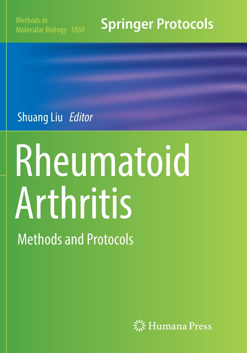 Amazon Rheumatoid Arthritis Methods and Protocols (Methods in