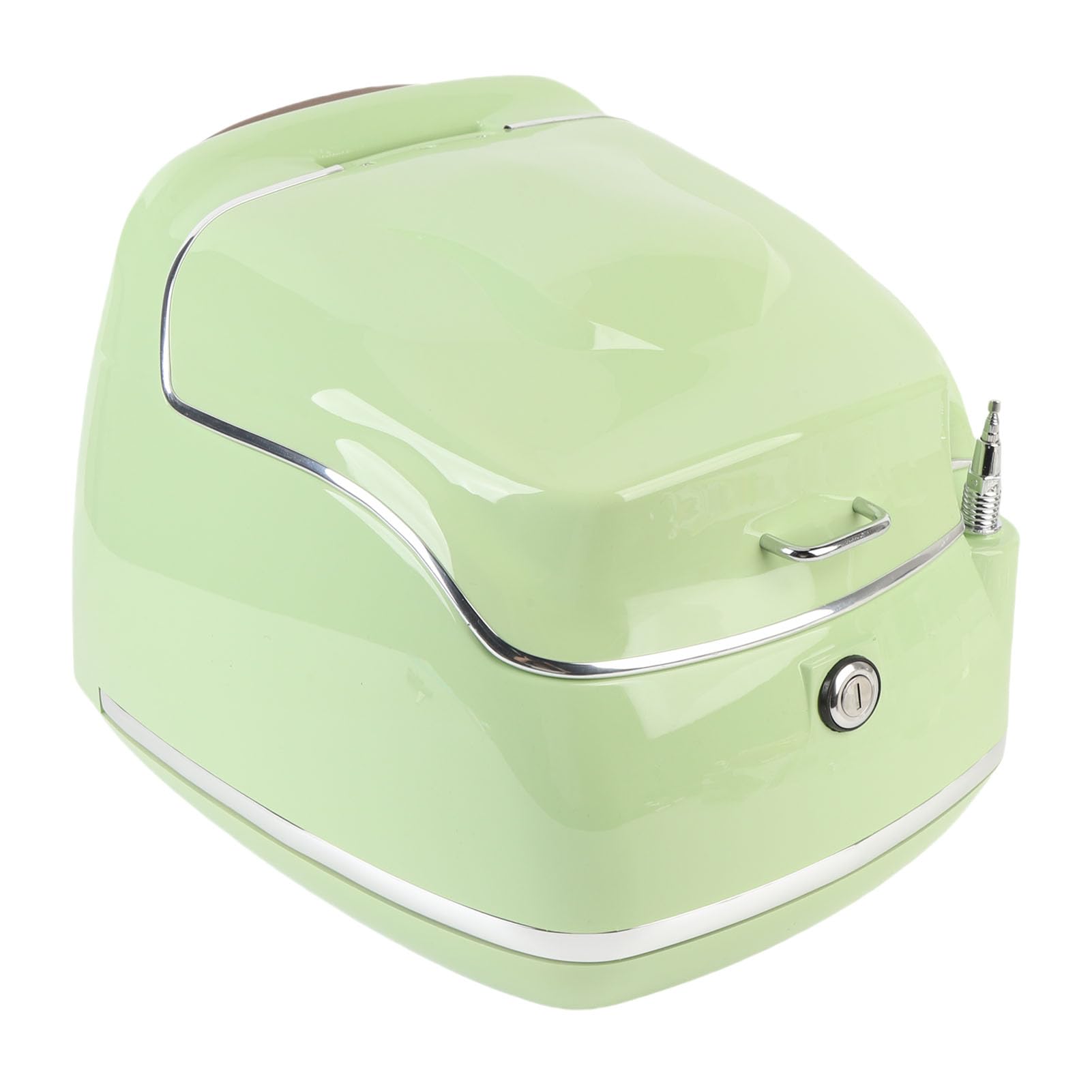 Dioche Coffre de L Top Case tanche Ajustement Universel avec Plaque de Base de Verrouillage Cl pour Casque Vert