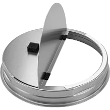 CG BP87Q Vertical Discharge Damper 7-Inch with Foam Compatible with Broan-Nutone Round Range Hood Exhaust Adaptor Reduce Noise